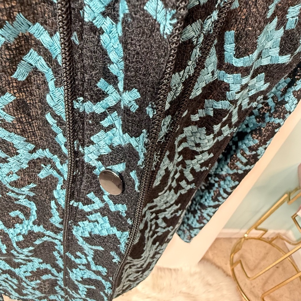 #577 PER SE Patterned Blazer size 2 - Picture 7 of 14